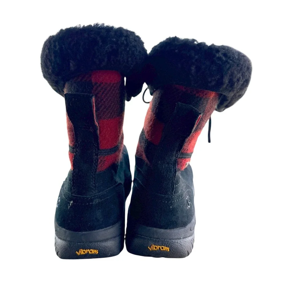 UGG Men 9.5 Butte Redwood Winter Snow Boots Waterproof Buffalo Plaid Mountain